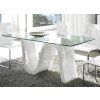 Designový moderní jídelní stůl Twito 180x90cm se skleněnou deskou
