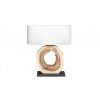 Designová stolní lampa Natural Wood 55cm ořech