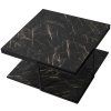 Moderní konferenční stolek Black Marble 81cm čtvercový