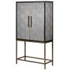 Luxusní Art-Deco barová skříňka Caitlin 182 cm shagreen