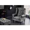Stylové čalouněné křeslo Chesterfield