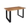 Masivní jídelní stůl Aero Industrial 120cm palisandr