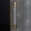 Luxusní Art-Deco šatní skříň Caitlin 217cm shagreen