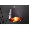 Moderní stojací lampa Levels 178cm černá/zlatá
