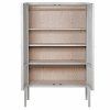 Venkovská šatní skříň White Wash Rattan 200cm