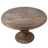 Vintage kulatý jídelní stůl Rustic 125cm z masivu