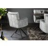 Luxusní čalouněná židle s otočnou funkcí