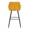 Vintage barová židle sametový design