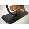 Stylová stolní lampa Circle Wood 58cm akácie