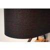 Stylová stolní lampa Circle Wood 58cm akácie