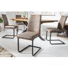 Moderní židle vintage taupe komfort