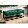Designová čalouněná lavice Beauty 110cm smaragdově zelená samet