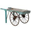 Stylový vintage servírovací stolek Blue Cart 145cm