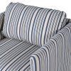 Stylové křeslo Blue Stripes 83cm