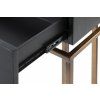 Luxusní konzole Ximena 120cm v Art-Deco stylu černý