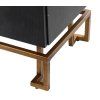 Luxusní příborník Ximena 152cm v Art-Deco stylu černá