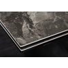 Moderní jídelní stůl Angelio Optic Mramor 180-220-260cm tmavý