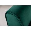 Stylová lavička Sandra 90cm zelený samet