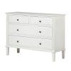 Venkovská komoda White Ariano II 115cm bílá