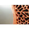 Designové nástěnné zrcadlo Leaf 110cm měď
