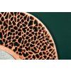 Designové nástěnné zrcadlo Leaf 110cm měď