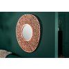 Designové nástěnné zrcadlo Leaf 110cm měď