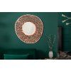 Designové nástěnné zrcadlo Leaf 110cm měď