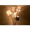 Moderní stojací lampa Levels 176cm černá/bílá/šedá