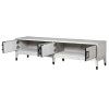 Luxusní TV stolek Pandora 194cm bílý dub