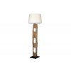 Stylová přírodní stojací lampa Barracuda 177cm bílá