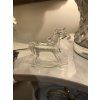 Skleněná vánoční dekorace Glitter Horse 9cm