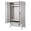 Luxusní šatní skříň Pandora 206cm bílý dub