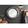 Stylové kulaté nástěnné zrcadlo Stoneridge 82cm stříbrné
