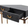 Stylový toaletní stolek Ximena 80cm v Art-Deco stylu černý