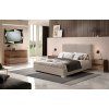 Moderní nábytek Rusty Walnut vysokého lesku do ložnice. Luxusní nábytek dekoru dřeva - ořech