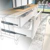 Designová zakázková vitrína VERONA 200cm