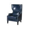 Luxusní kožené křeslo Blue Navy z umělé kůže