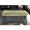 Stylová čalouněná lavice Boutique 100cm olivová