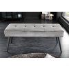 Stylová čalouněná lavice Boutique šedá 100cm