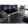 Luxusní jídelní stůl Gold Modern Barock 200cm černý