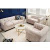 Luxusní křeslo Chesterfield III champagne