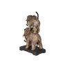 Stylová stolní lampa Elephants 64cm