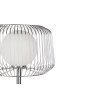 Moderná stojacia lampa Silver Cage 162cm