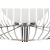 Moderná stojacia lampa Silver Cage 162cm