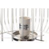 Moderná stojacia lampa Silver Cage 162cm