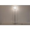 Moderná stojacia lampa Silver Cage 162cm