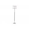 Moderná stojacia lampa Silver Cage 162cm