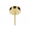 Skleněné závěsné svítidlo Crystal Gold II 120cm
