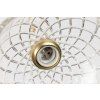 Skleněné závěsné svítidlo Crystal Gold II 120cm