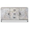Stylová skříňka Mango White 150cm